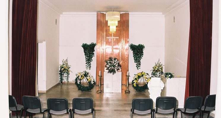 Obřadní síně - Pohřební služba Štěpnička Prahe 5