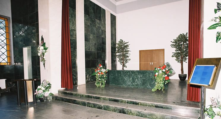 Obřadní síně - Pohřební služba Štěpnička Prahe 5